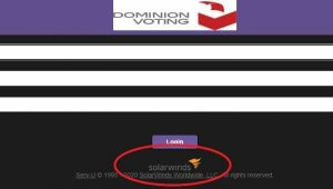 Dominion Voting uses SolarWinds